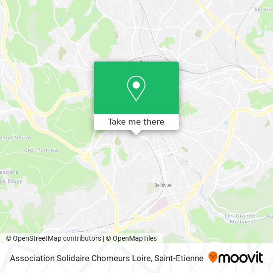 Association Solidaire Chomeurs Loire map