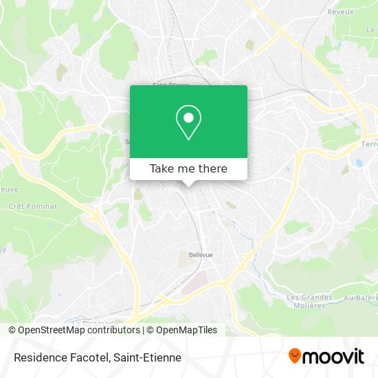 Residence Facotel map