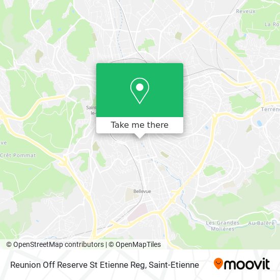 Reunion Off Reserve St Etienne Reg map