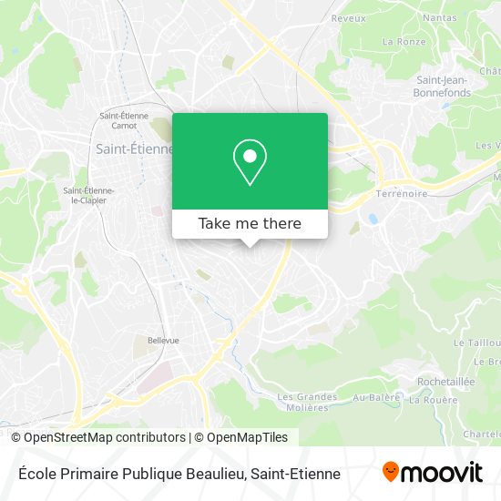 École Primaire Publique Beaulieu map