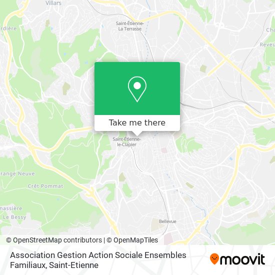 Association Gestion Action Sociale Ensembles Familiaux map