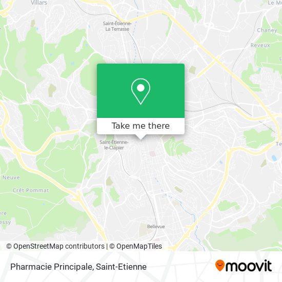 Mapa Pharmacie Principale