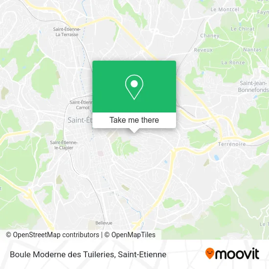 Boule Moderne des Tuileries map