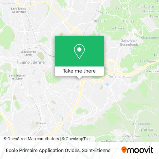 École Primaire Application Ovidés map