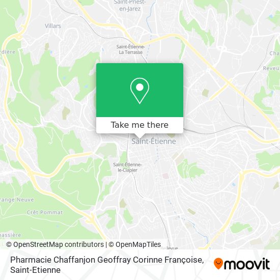 Pharmacie Chaffanjon Geoffray Corinne Françoise map