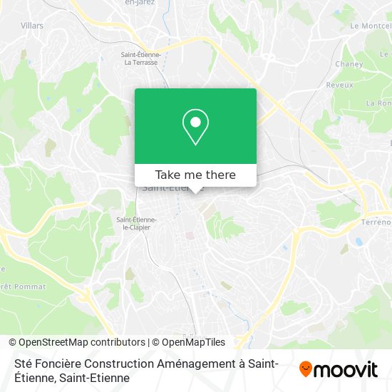 Mapa Sté Foncière Construction Aménagement à Saint-Étienne