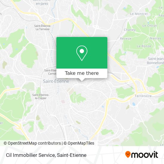 Cil Immobilier Service map