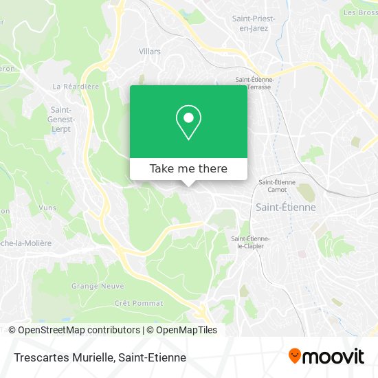 Trescartes Murielle map