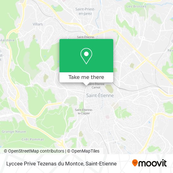 Lyccee Prive Tezenas du Montce map