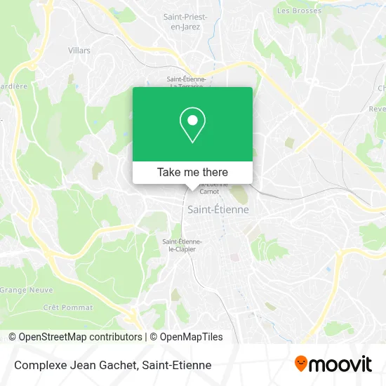 Complexe Jean Gachet map