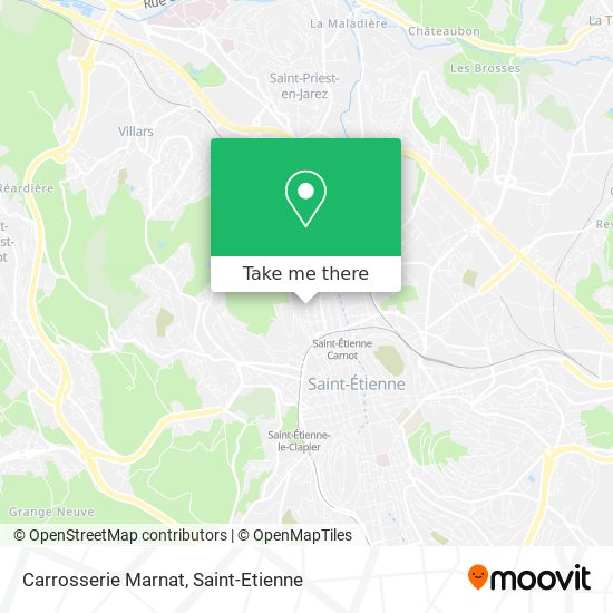 Carrosserie Marnat map