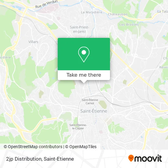 2jp Distribution map