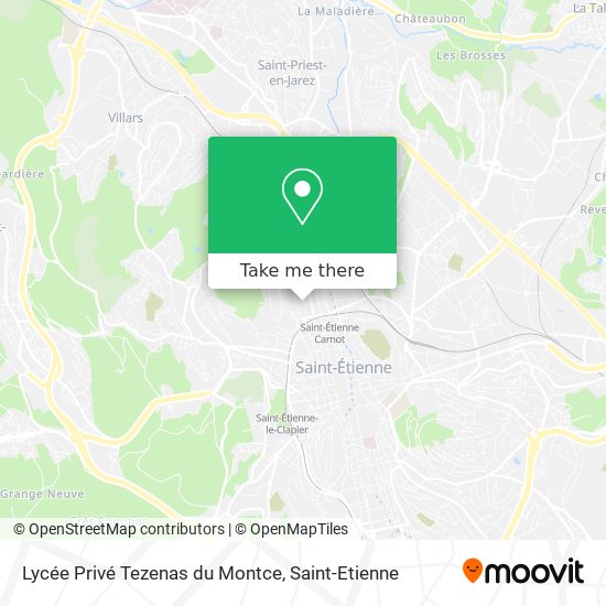 Lycée Privé Tezenas du Montce map
