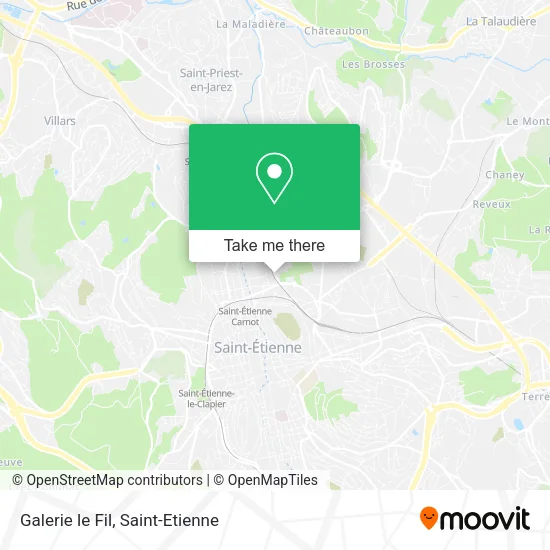 Galerie le Fil map