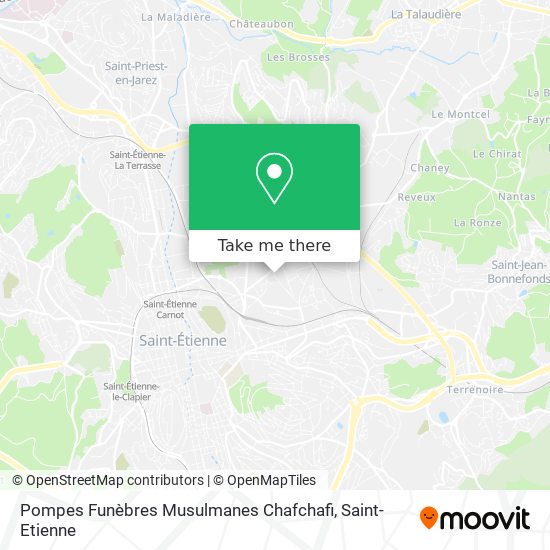 Pompes Funèbres Musulmanes Chafchafi map