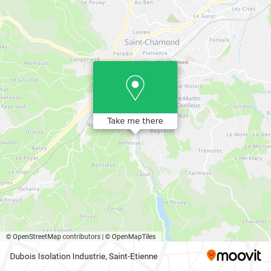 Dubois Isolation Industrie map