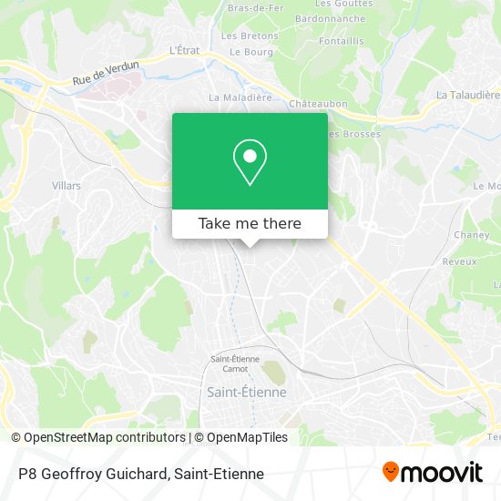 P8 Geoffroy Guichard map