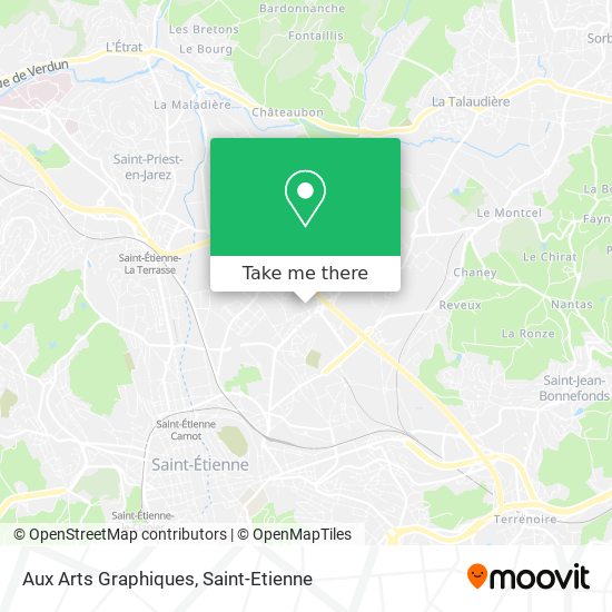 Aux Arts Graphiques map