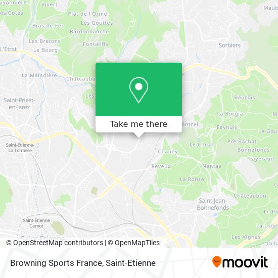 Mapa Browning Sports France