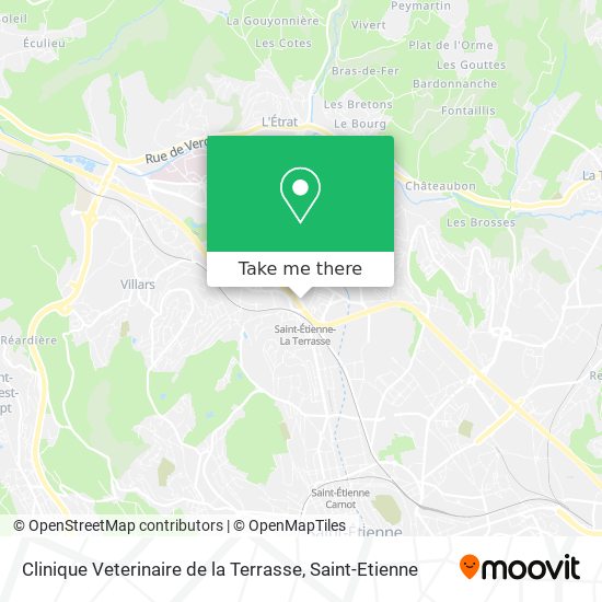 Clinique Veterinaire de la Terrasse map