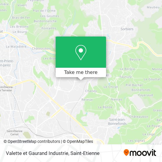 Valette et Gaurand Industrie map