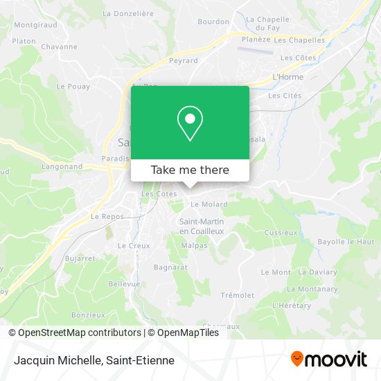 Jacquin Michelle map