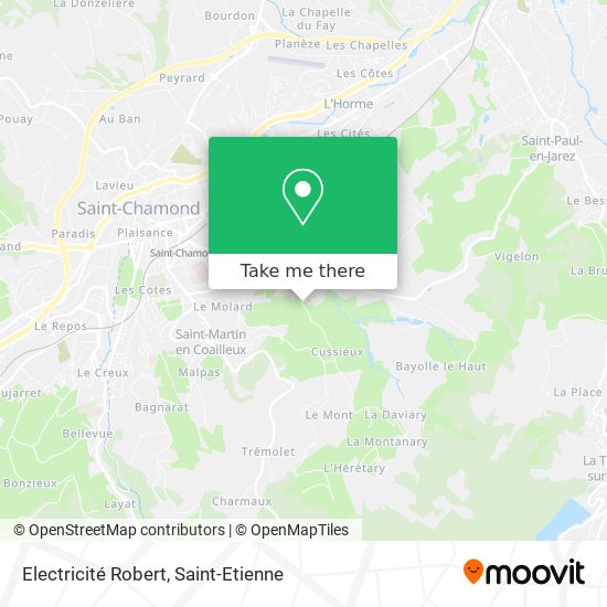 Electricité Robert map