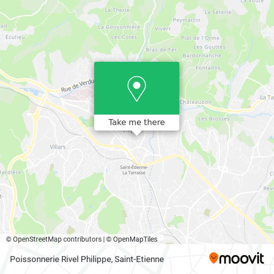 Poissonnerie Rivel Philippe map