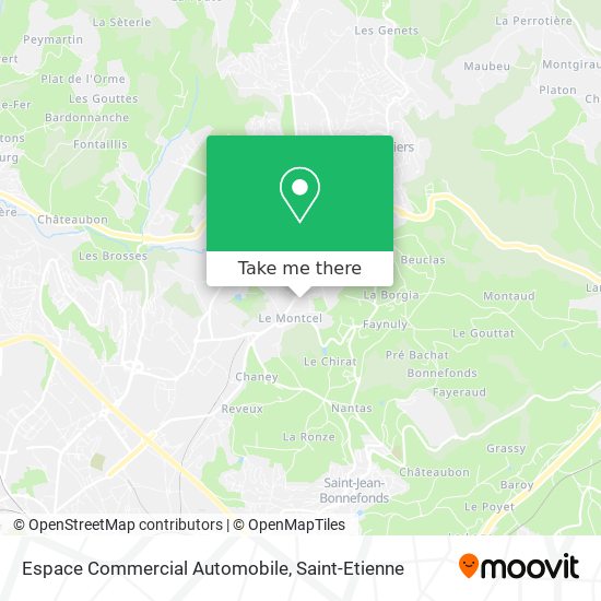 Espace Commercial Automobile map