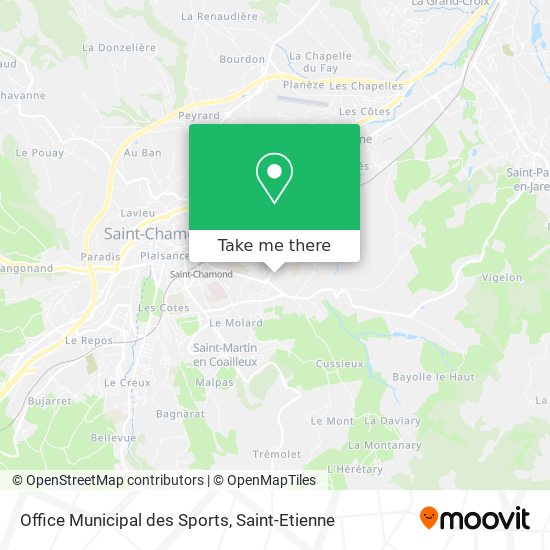 Office Municipal des Sports map