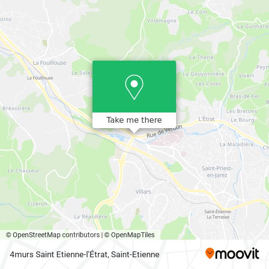 4murs Saint Etienne-l'Étrat map