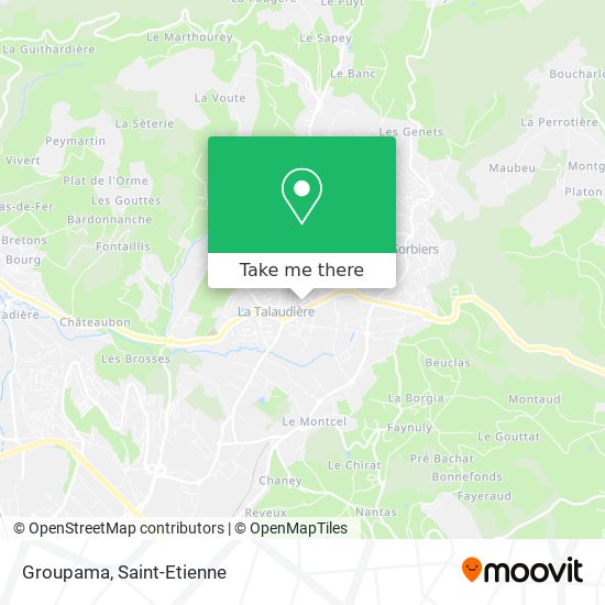 Groupama map