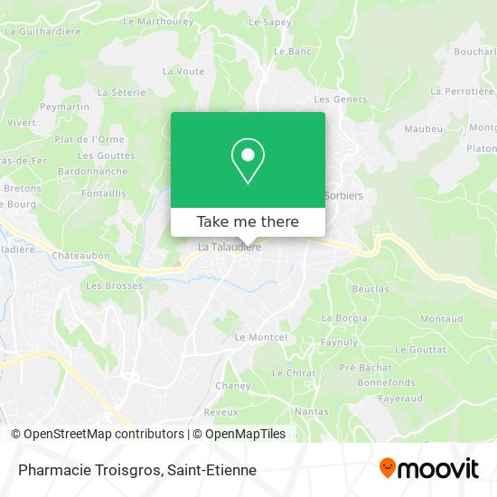 Pharmacie Troisgros map