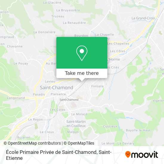 École Primaire Privée de Saint-Chamond map