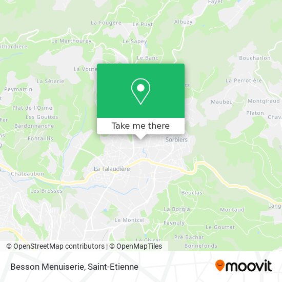 Besson Menuiserie map