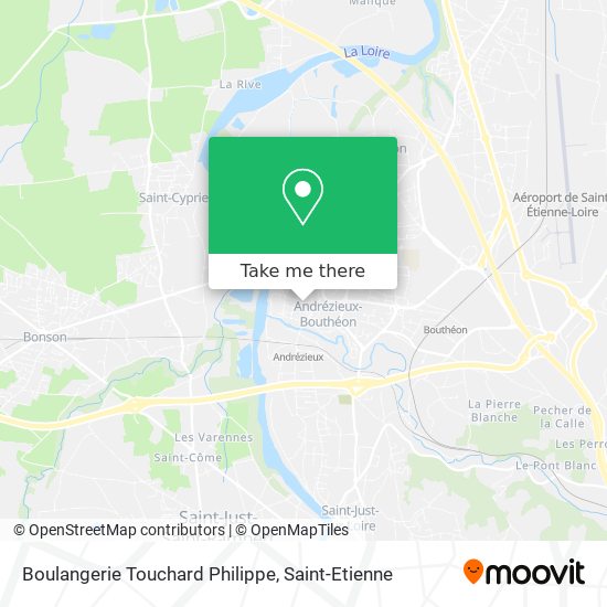 Boulangerie Touchard Philippe map