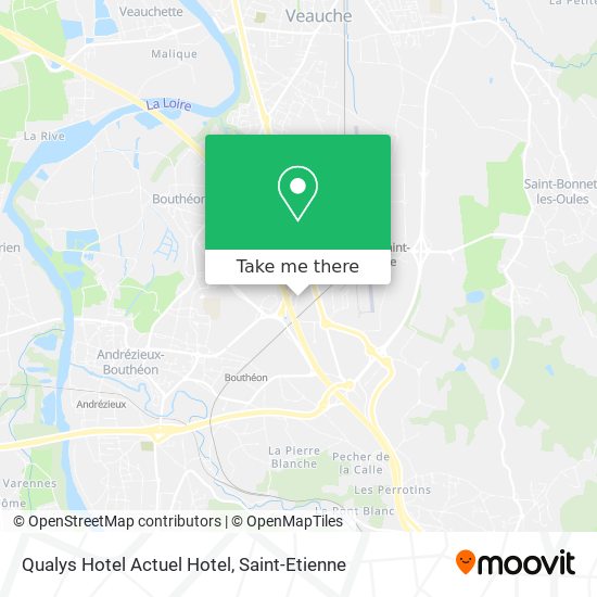 Qualys Hotel Actuel Hotel map