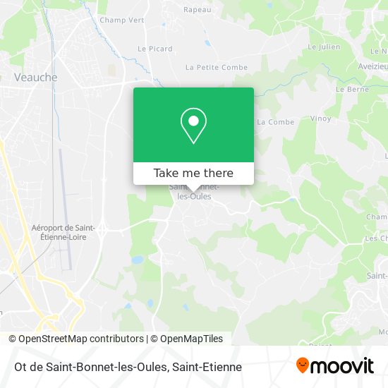 Mapa Ot de Saint-Bonnet-les-Oules