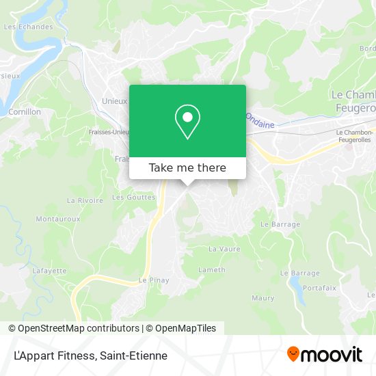 L'Appart Fitness map