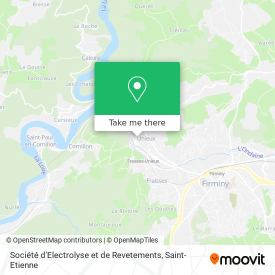 Mapa Société d'Electrolyse et de Revetements