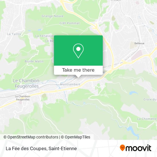La Fée des Coupes map