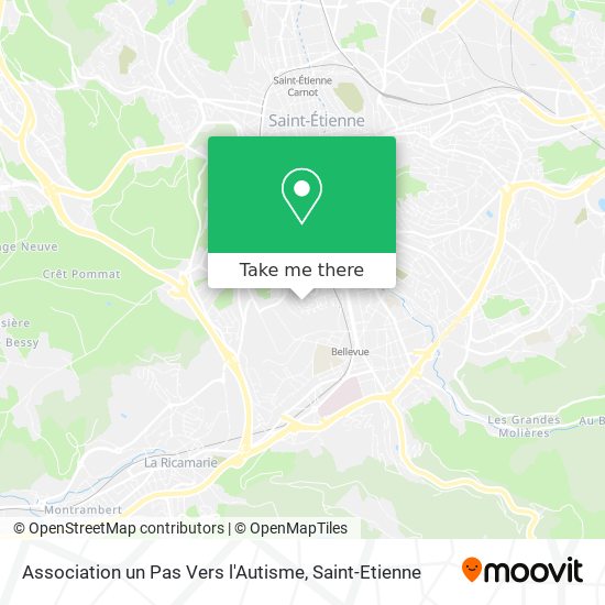Association un Pas Vers l'Autisme map