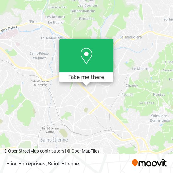 Elior Entreprises map