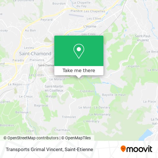 Mapa Transports Grimal Vincent