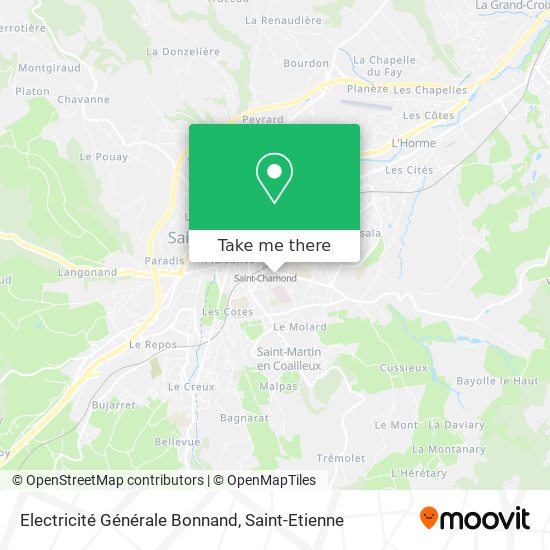 Mapa Electricité Générale Bonnand