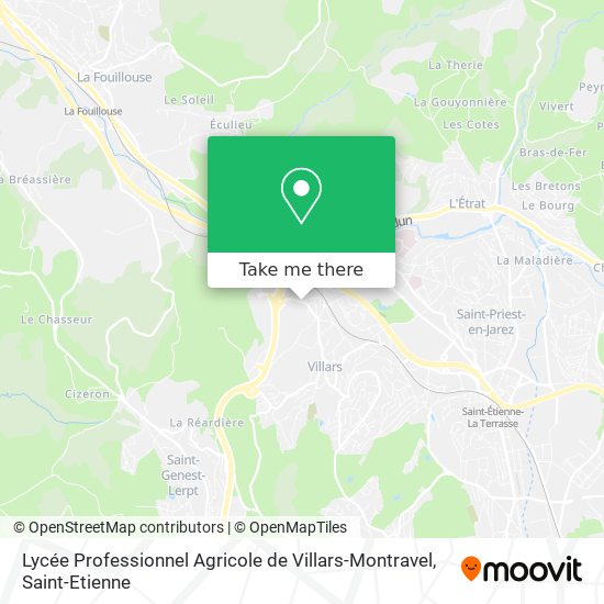 Lycée Professionnel Agricole de Villars-Montravel map