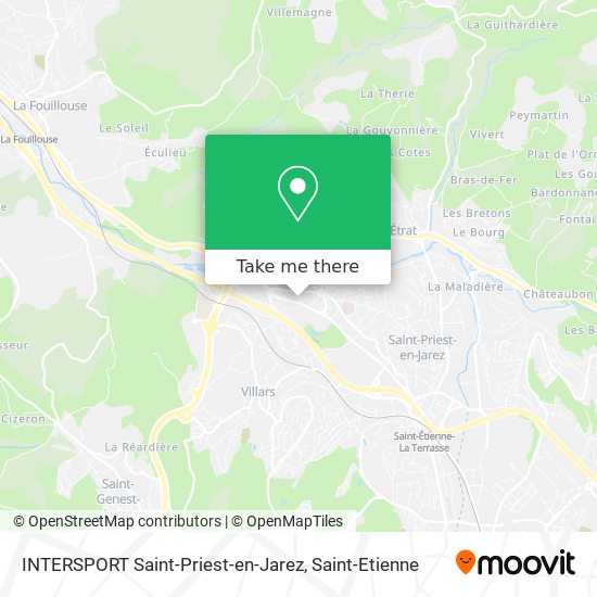 Mapa INTERSPORT Saint-Priest-en-Jarez