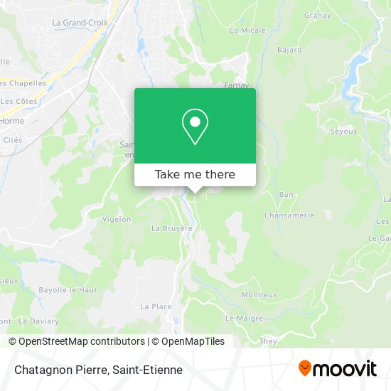 Chatagnon Pierre map