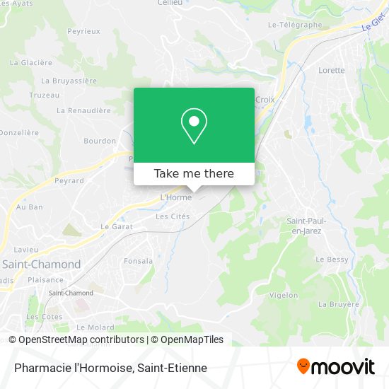 Pharmacie l'Hormoise map