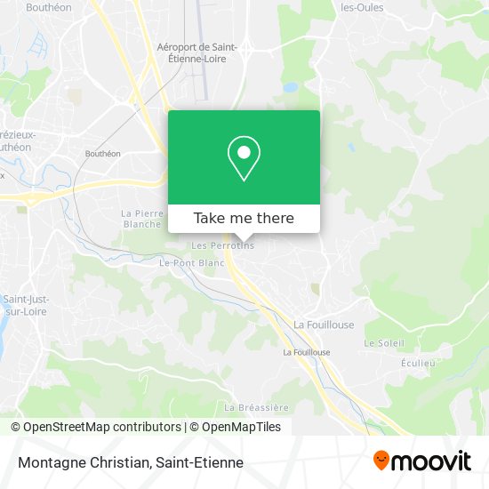 Montagne Christian map